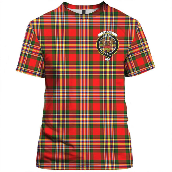 MacGillivray Modern Tartan Classic Crest T-Shirt