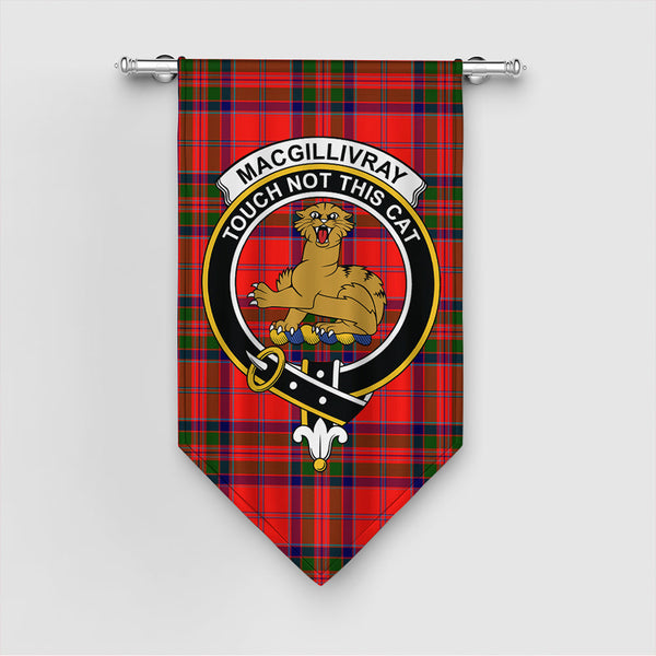 MacGillivray Modern Tartan Classic Crest Gonfalon