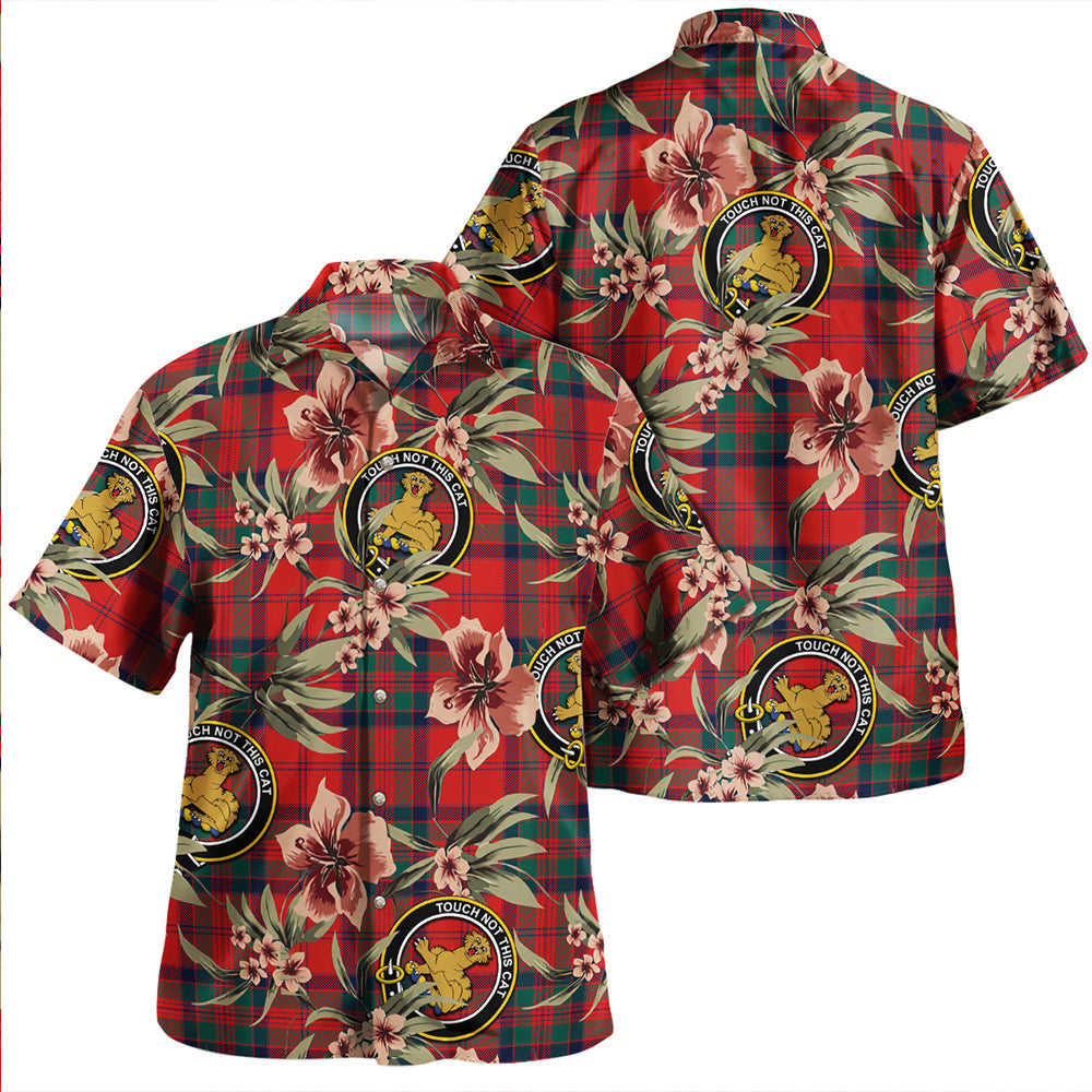 Scottish Tartan MacGillivray Modern Clan Hawaiian Shirt Tropical Old Style