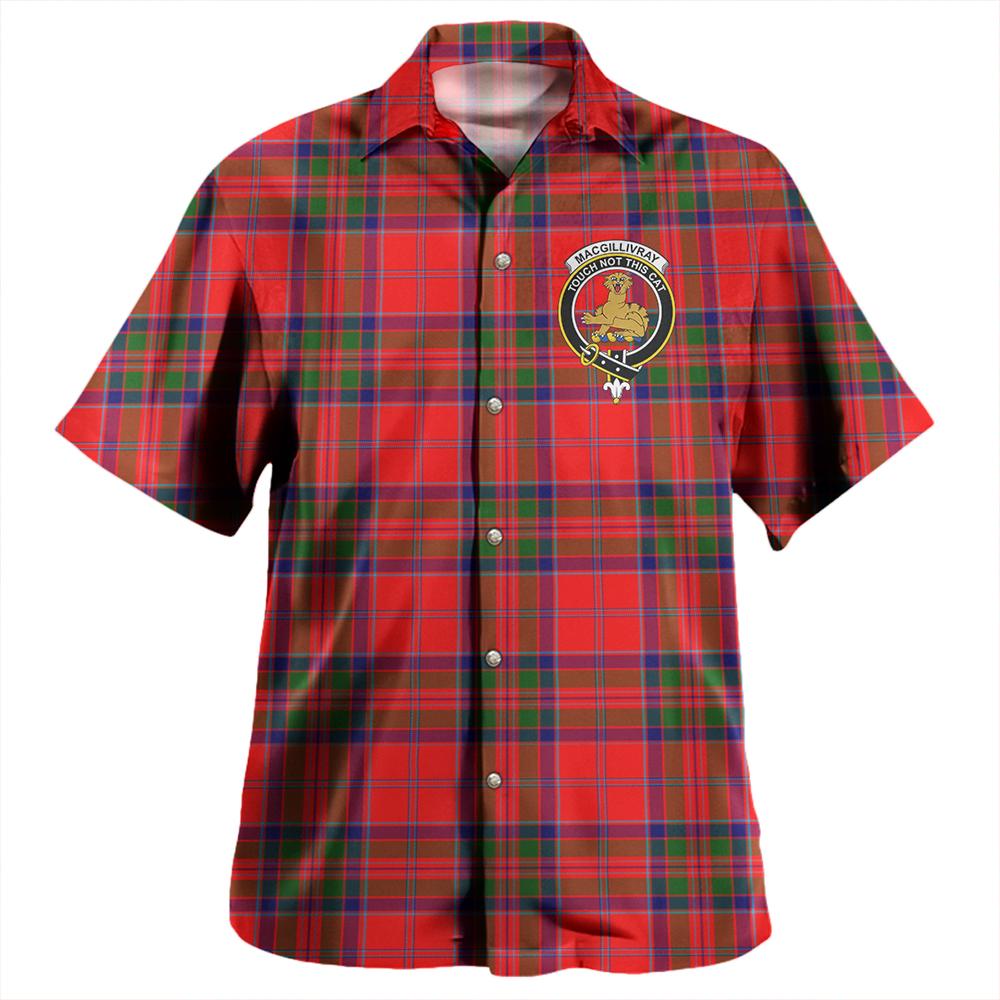 Scottish Tartan MacGillivray Modern Clan Hawaiian Shirt Crest Style