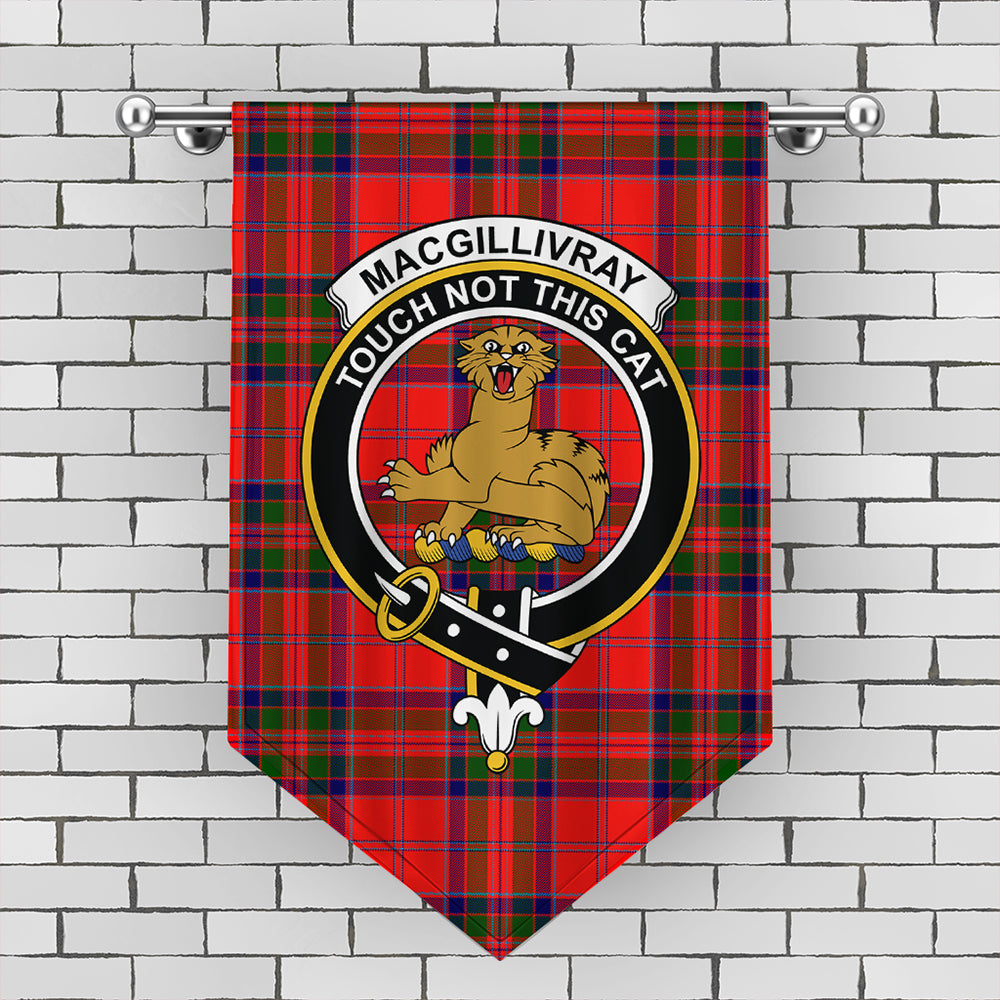 MacGillivray Modern Tartan Classic Crest Gonfalon