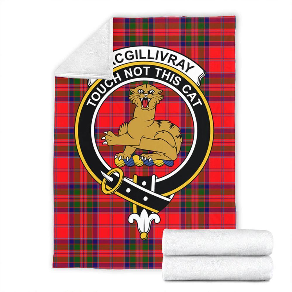 MacGillivray Modern Tartan Crest Premium Blanket