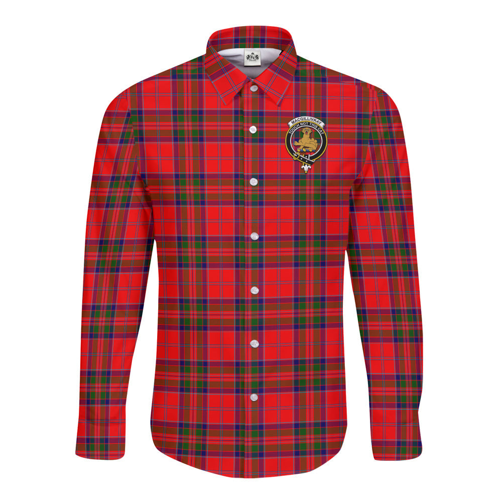 MacGillivray ModernTartan Crest Long Sleeve Button Shirt