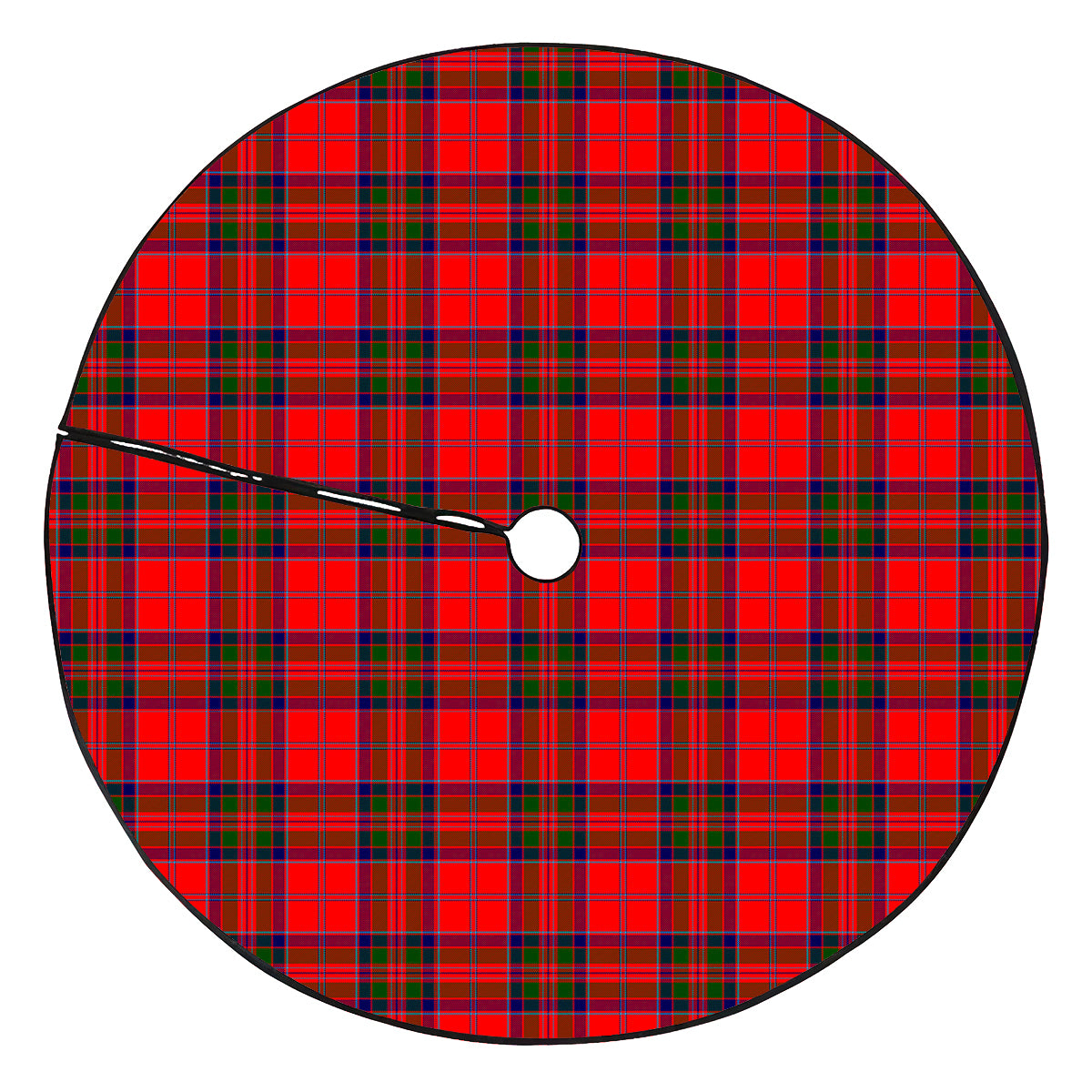 MacGillivray Modern Tartan Plaid Christmas Tree Skirt