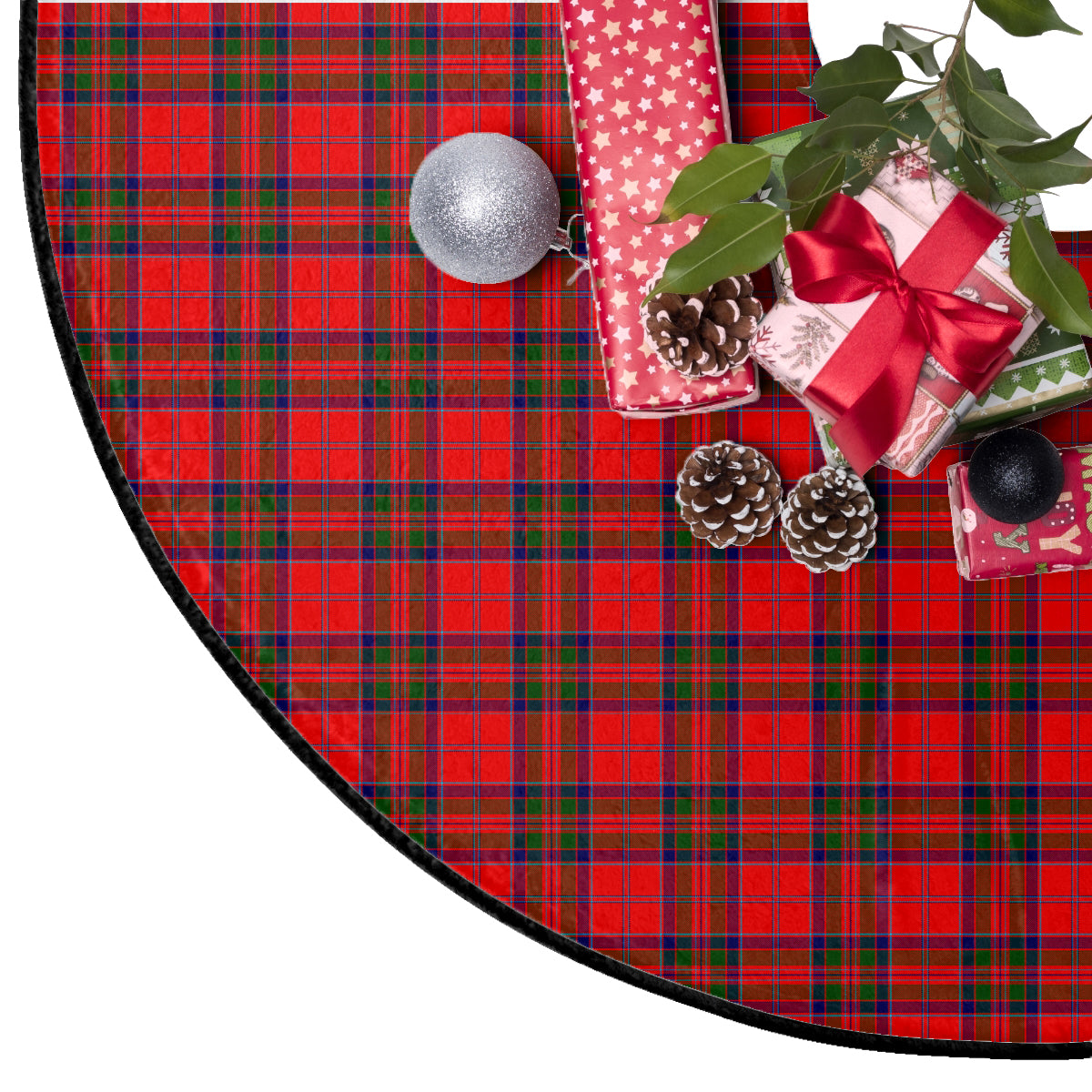 MacGillivray Modern Tartan Plaid Christmas Tree Skirt