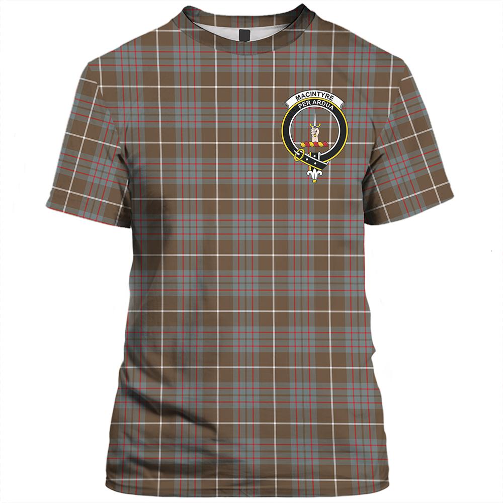 MacIntyre Hunting Weathered Tartan Classic Crest T-Shirt