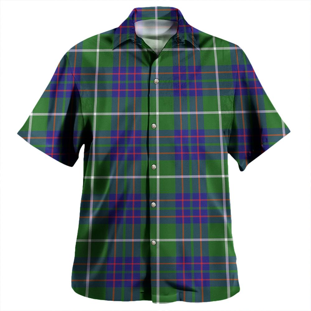 Scottish Tartan MacIntyre Hunting Modern Clan Hawaiian Shirt Plaid Style