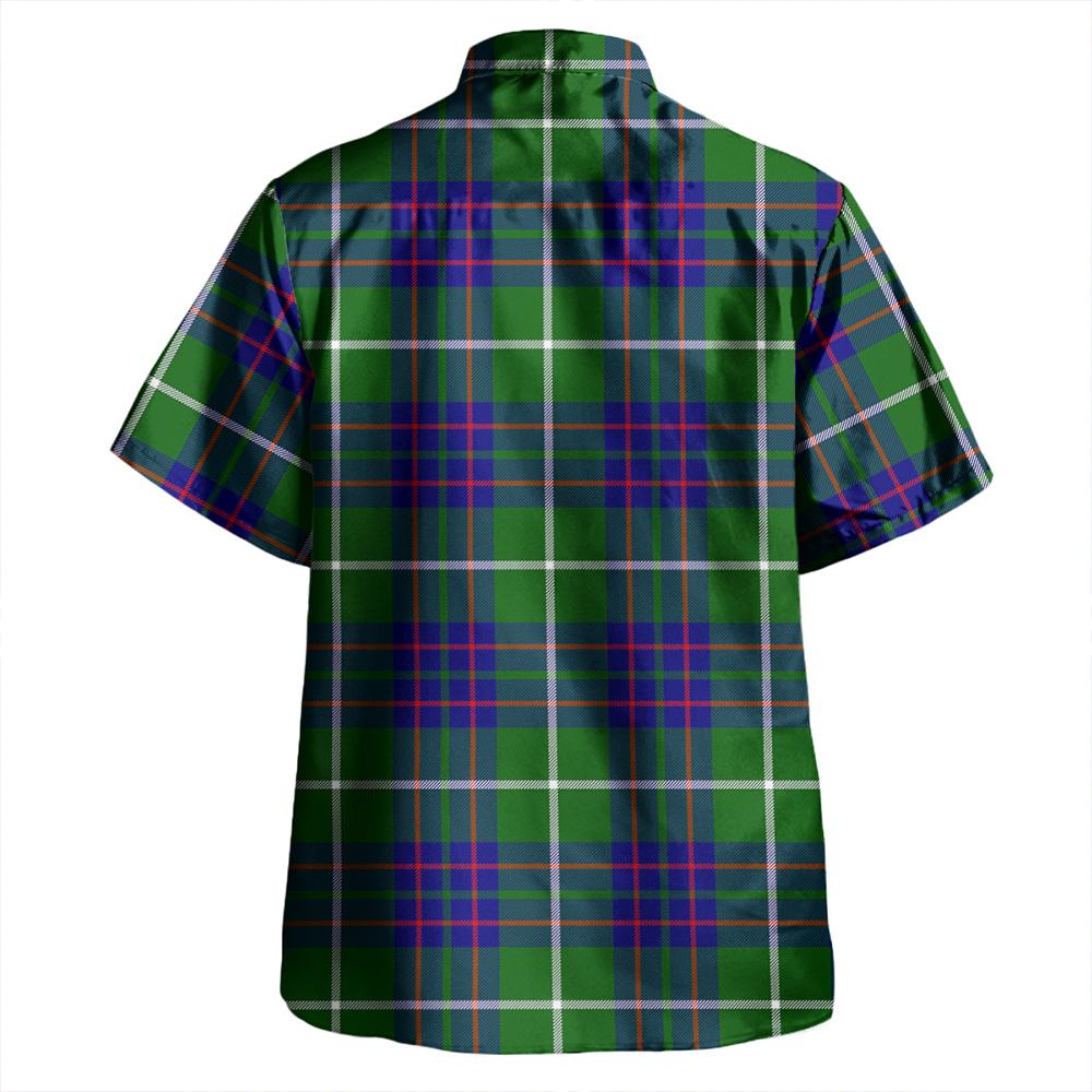 Scottish Tartan MacIntyre Hunting Modern Clan Hawaiian Shirt Crest Style