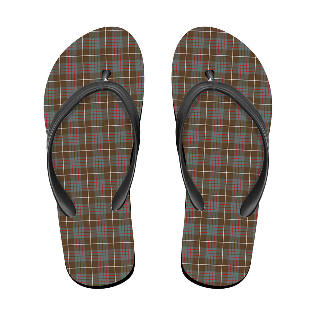 MacIntyre Hunting Weathered Tartan Plaid Flip Flop