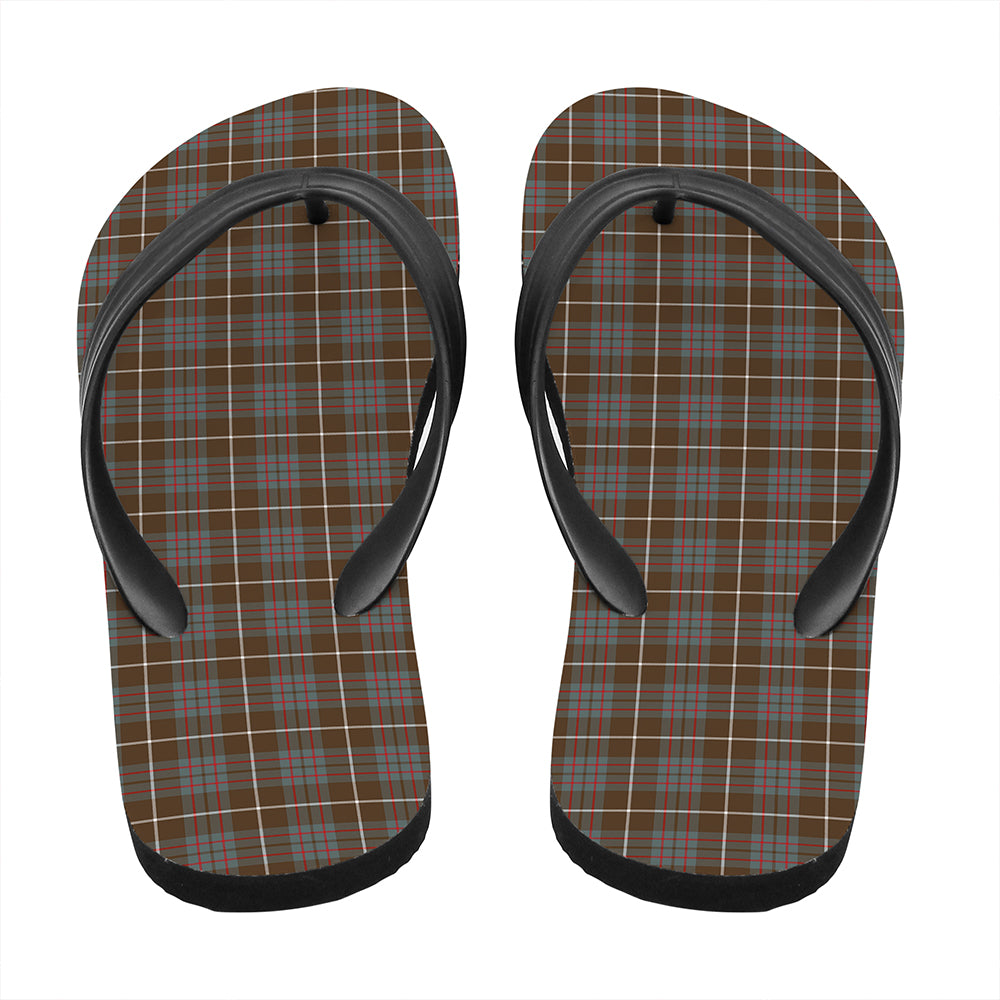 MacIntyre Hunting Weathered Tartan Plaid Flip Flop