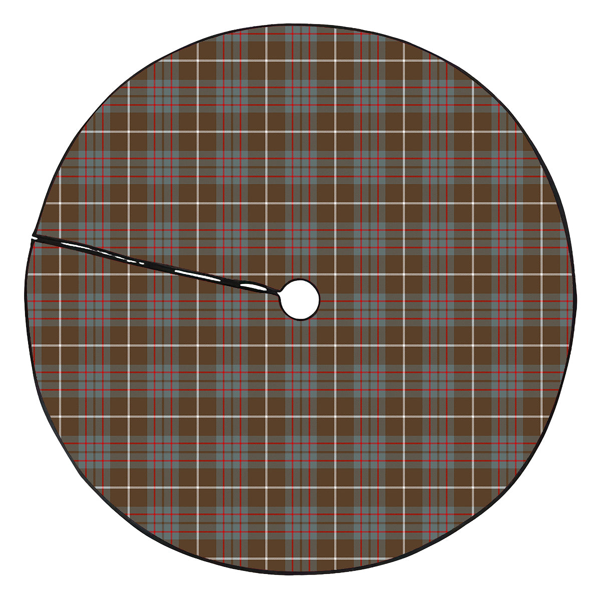 MacIntyre Hunting Weathered Tartan Plaid Christmas Tree Skirt