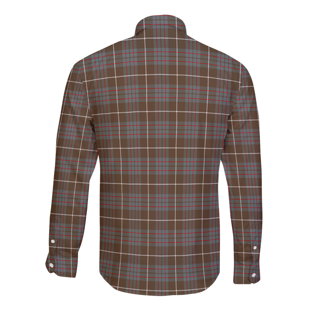 MacIntyre Hunting Weathered Tartan Plaid Long Sleeve Button Shirt