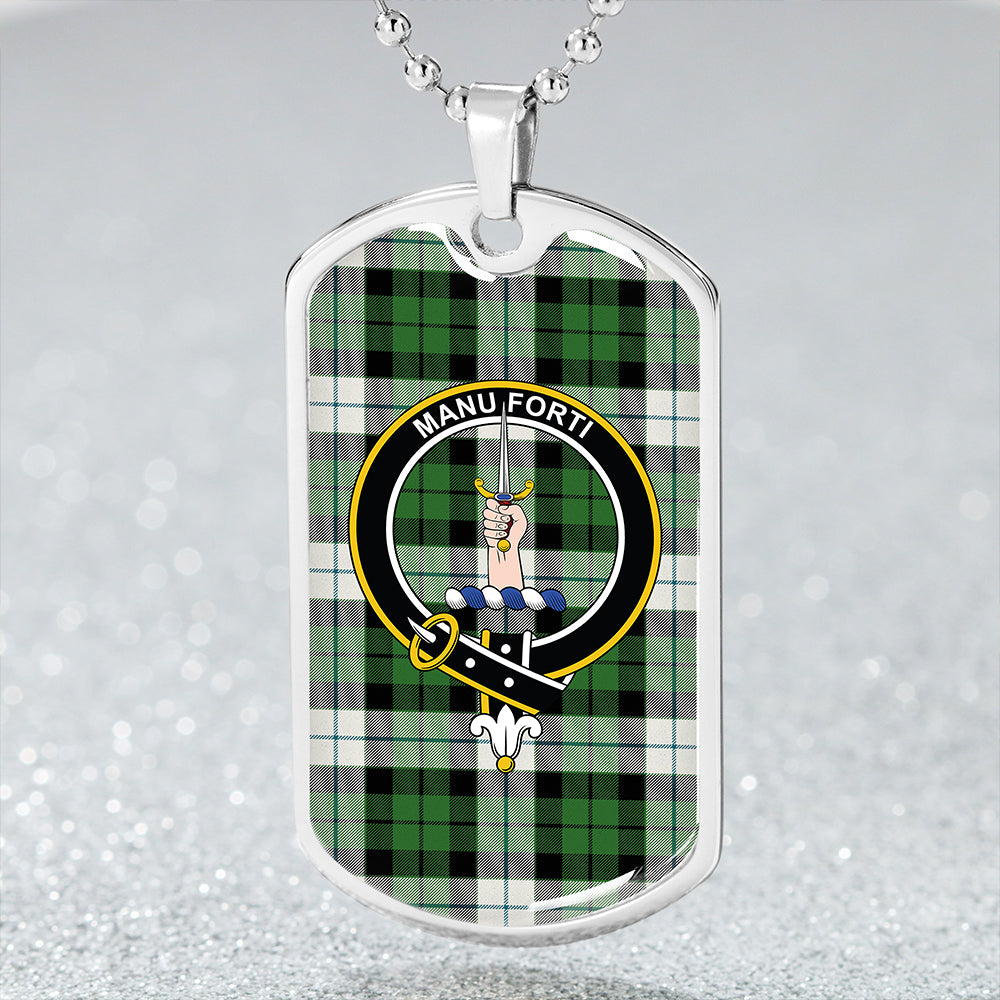 MacKay Dress Ancient Clan Badge Classic Tartan Dog Tag Necklace