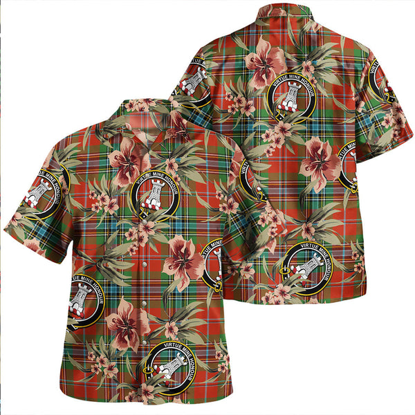 Scottish Tartan MacLean of Duart Ancient Clan Hawaiian Shirt Tropical Old Style