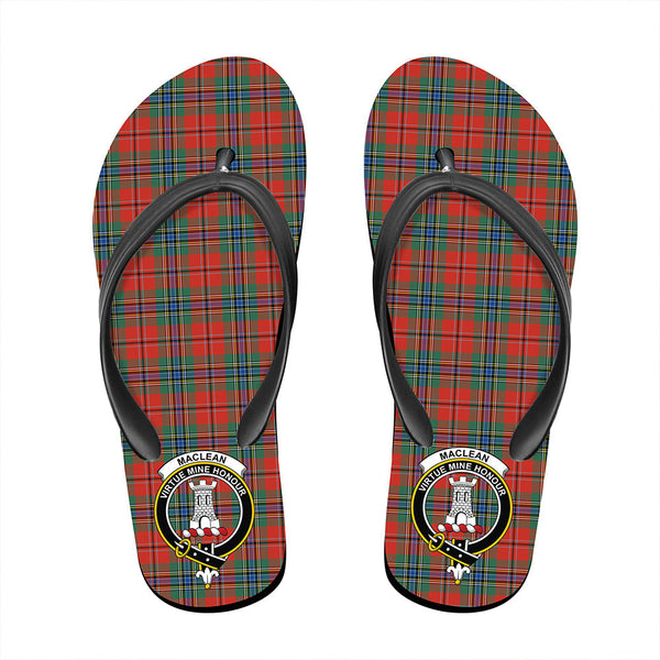 MacLean of Duart Ancient Tartan Crest Flip Flop