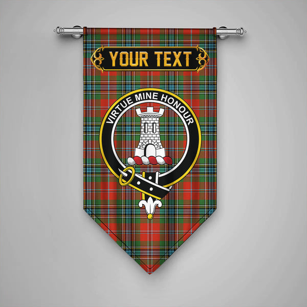 MacLean of Duart Ancient Clan Badge Tartan Gonfalon Personalize