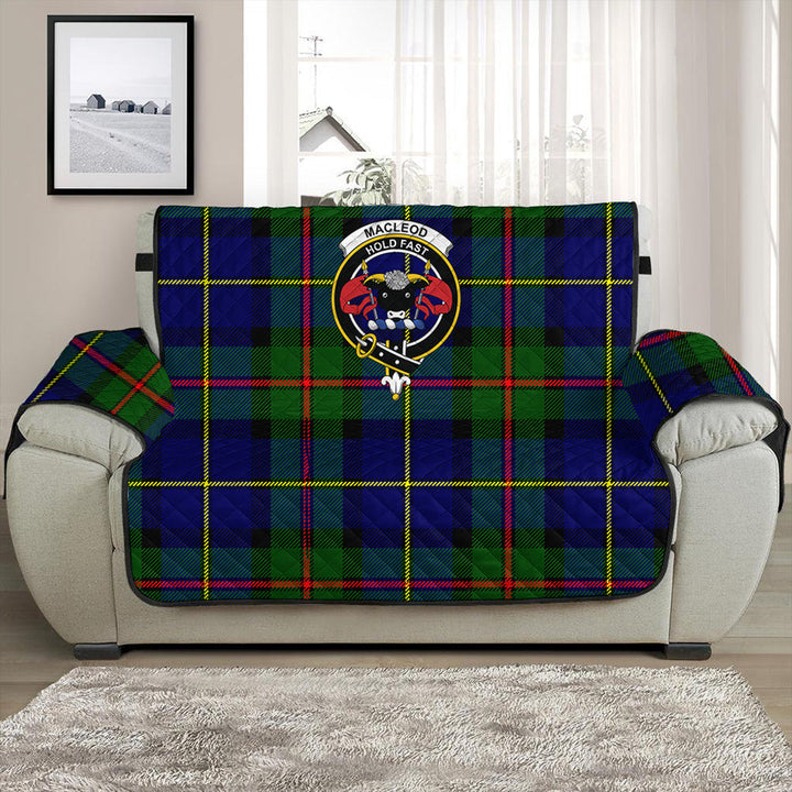 MacLeod of Harris Modern Tartan Classic Crest Sofa Protector