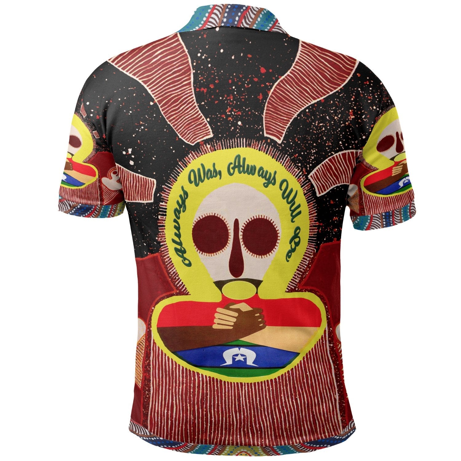 Aboriginal Polo - Aboriginal and Torres Strait Islander Naidoc Style Polo Shirt