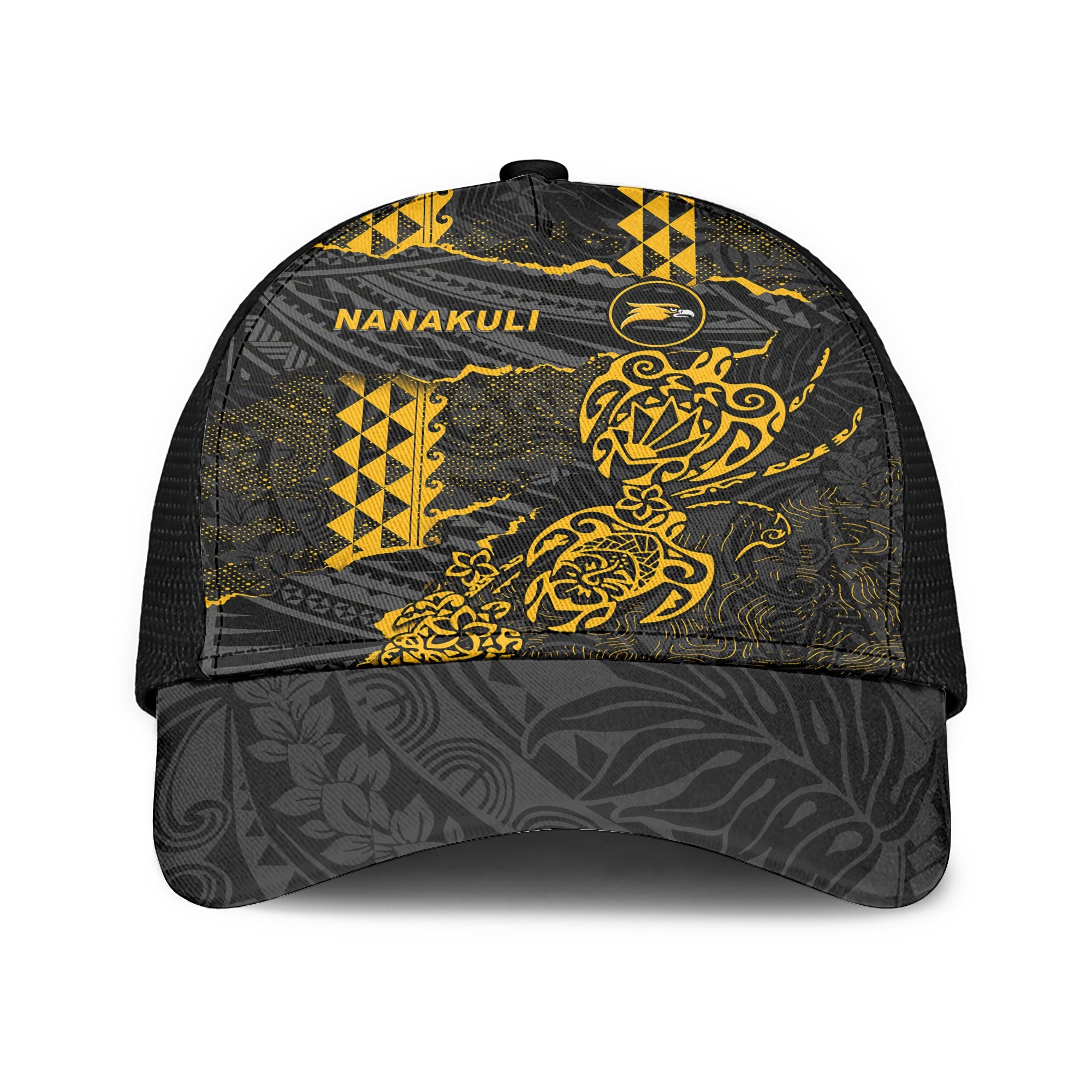 Hawaii Nanakuli High School Mesh Back Cap Polynesian Turtle Style