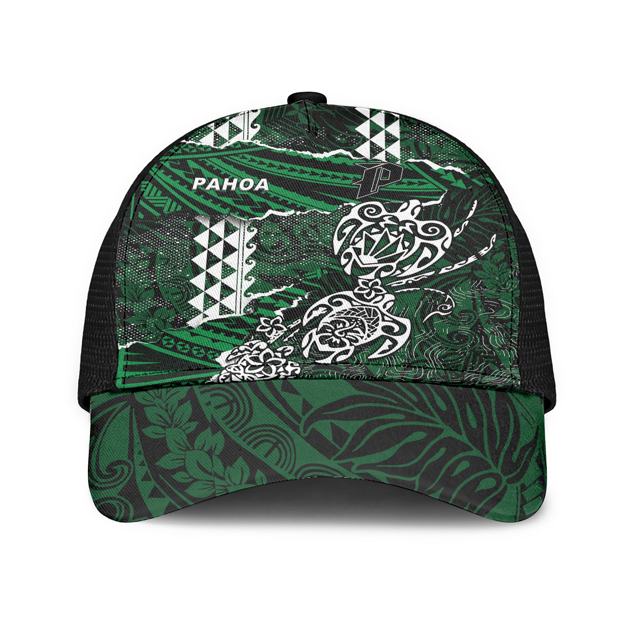 Hawaii Pahoa High & Intermediate School Mesh Back Cap Polynesian Turtle Style