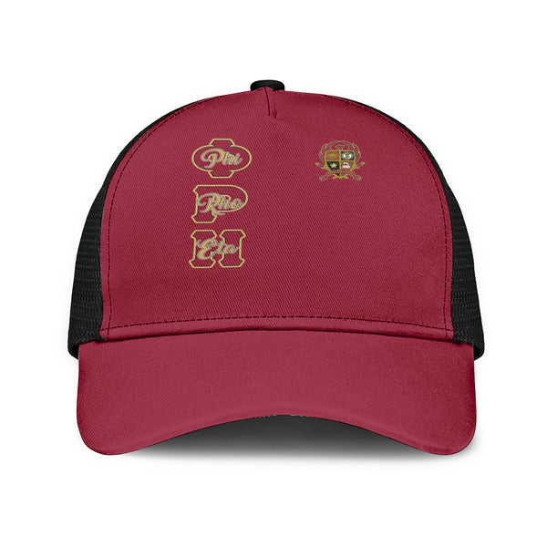 Fraternity Cap - Phi Rho Eta Mesh Back Cap Original Maroon Style