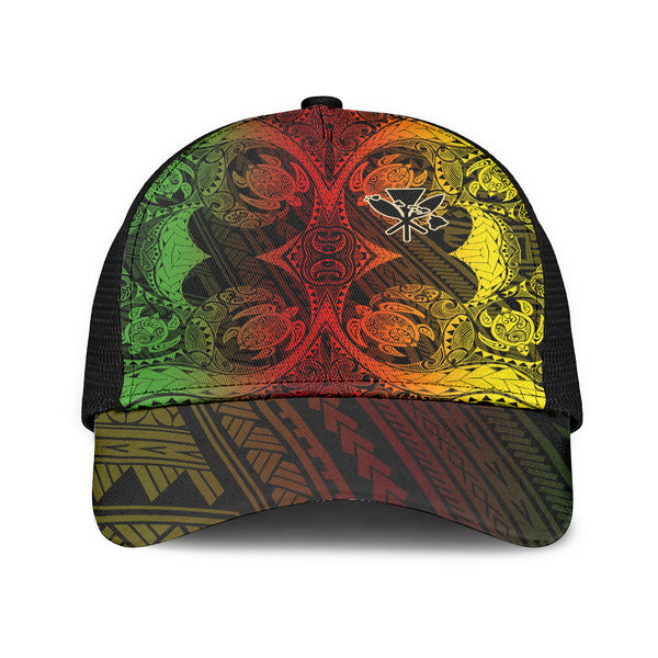 Kanaka Maoli Hawaii Mesh Back Cap Reggae Style