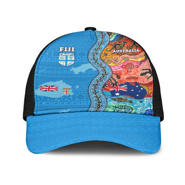 Fiji Tapa & Australia Aboriginal Mesh Back Cap