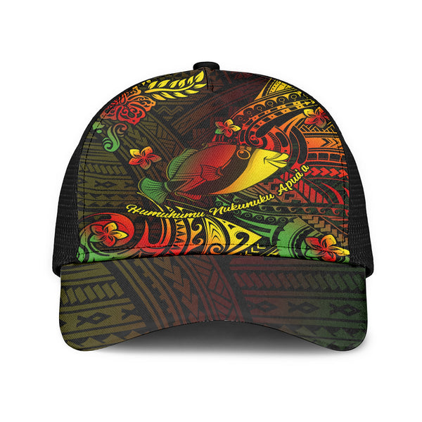 Hawaii Humuhumu Fish Mesh Back Cap Reggae Style