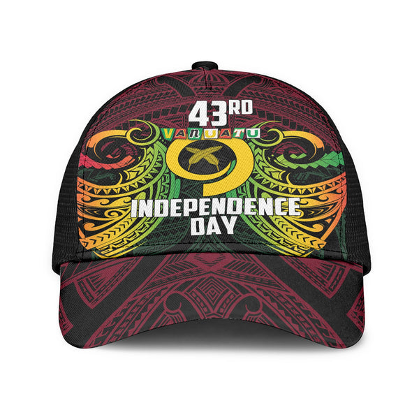 Vanuatu Mesh Back Cap Independence Day 43rd Anniversary Style 2