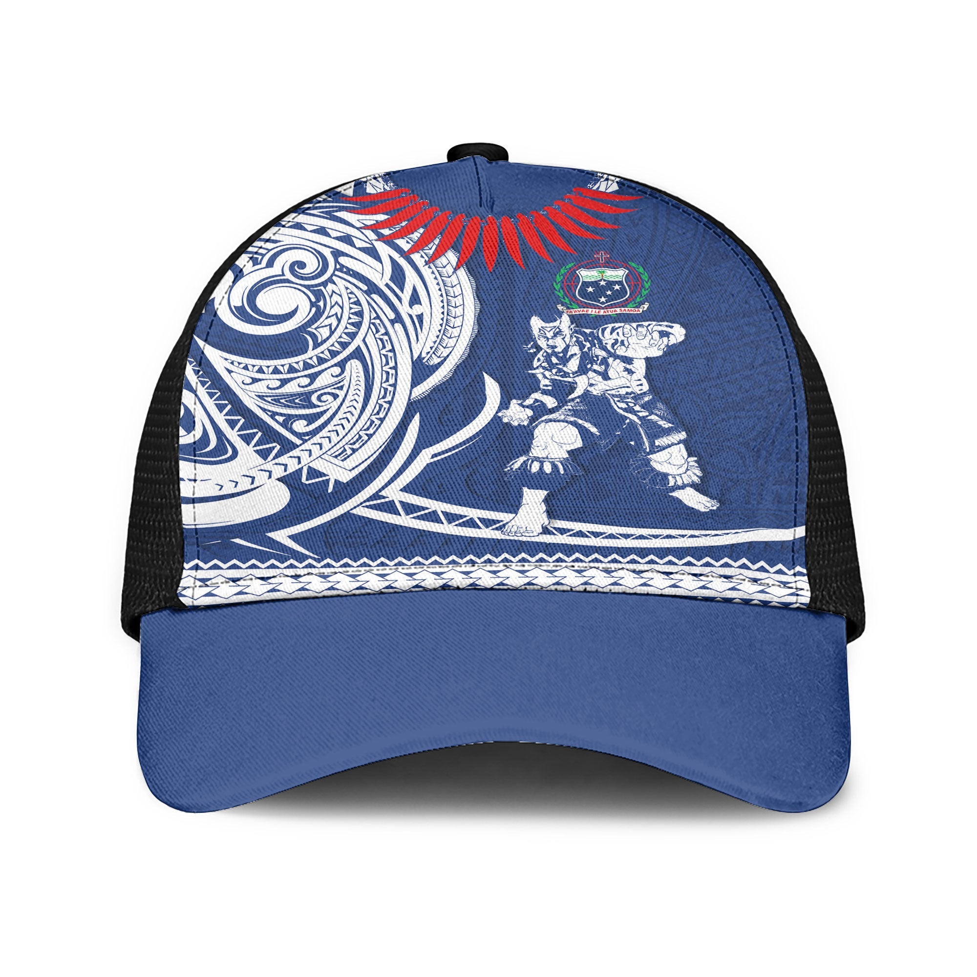 Samoa Mesh Back Cap Warrior Ula Nifo Style