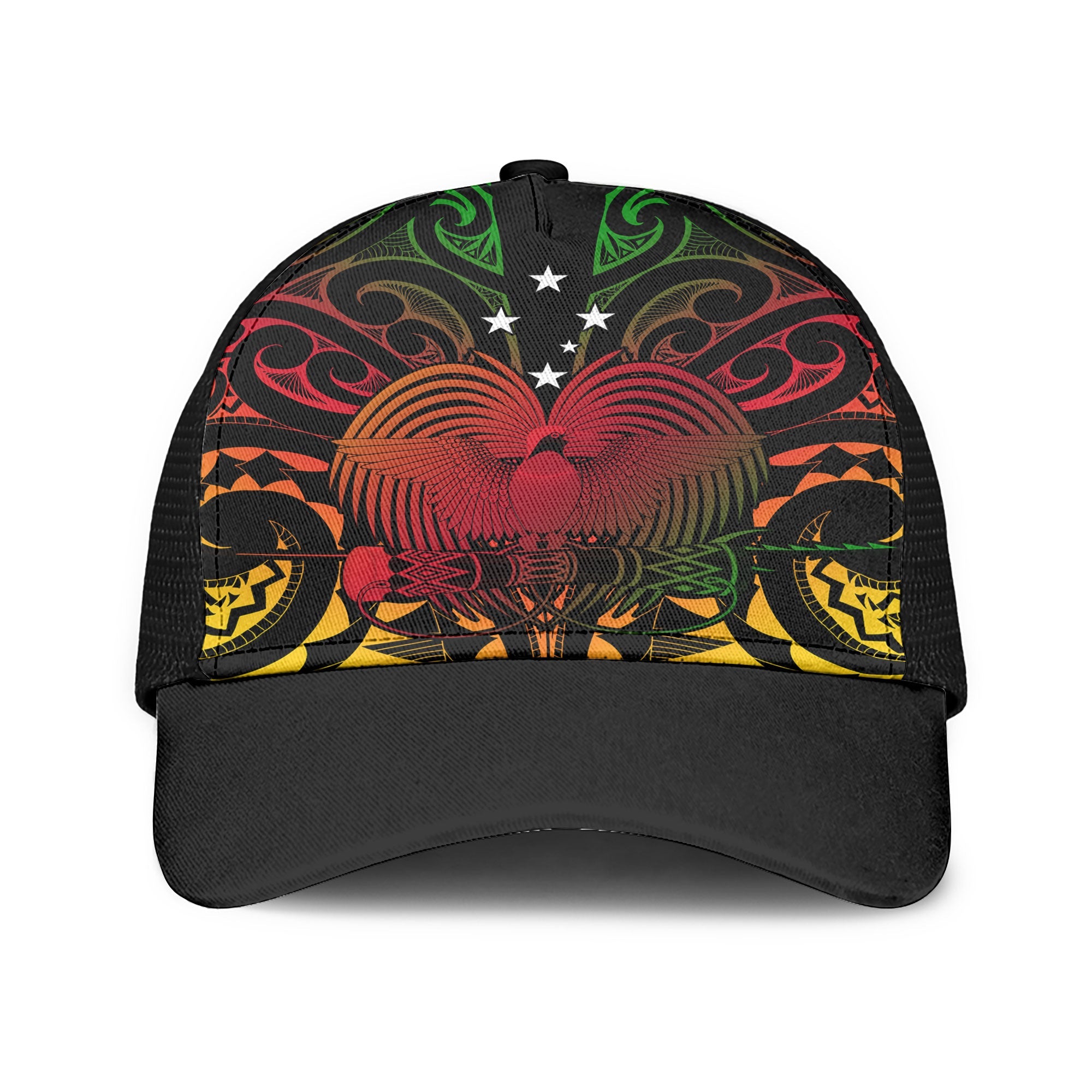 Papua New Guinea Mesh Back Cap Unity In Diversity Motto