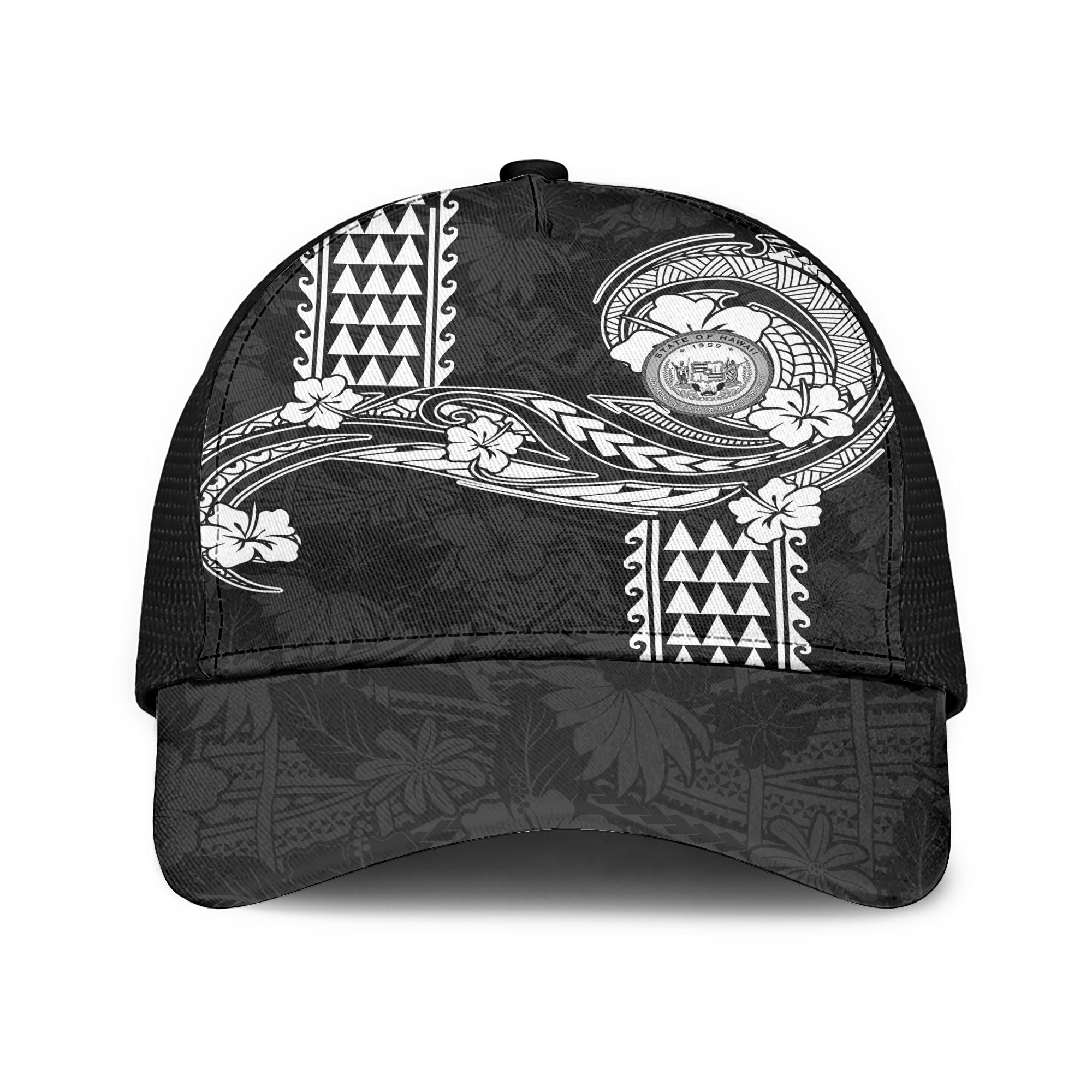 Hawaii Seal Mesh Back Cap Turtle & Map Style