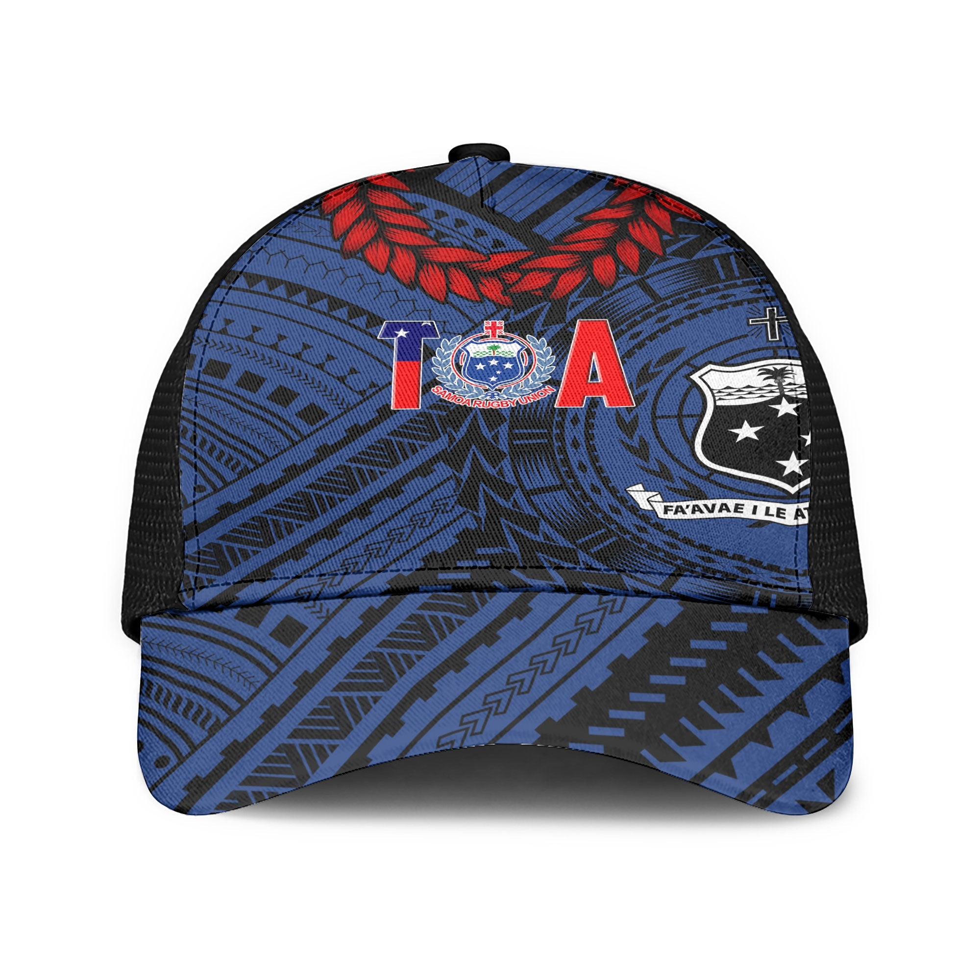 Samoa TOA Rugby Mesh Back Cap Ulafala Style