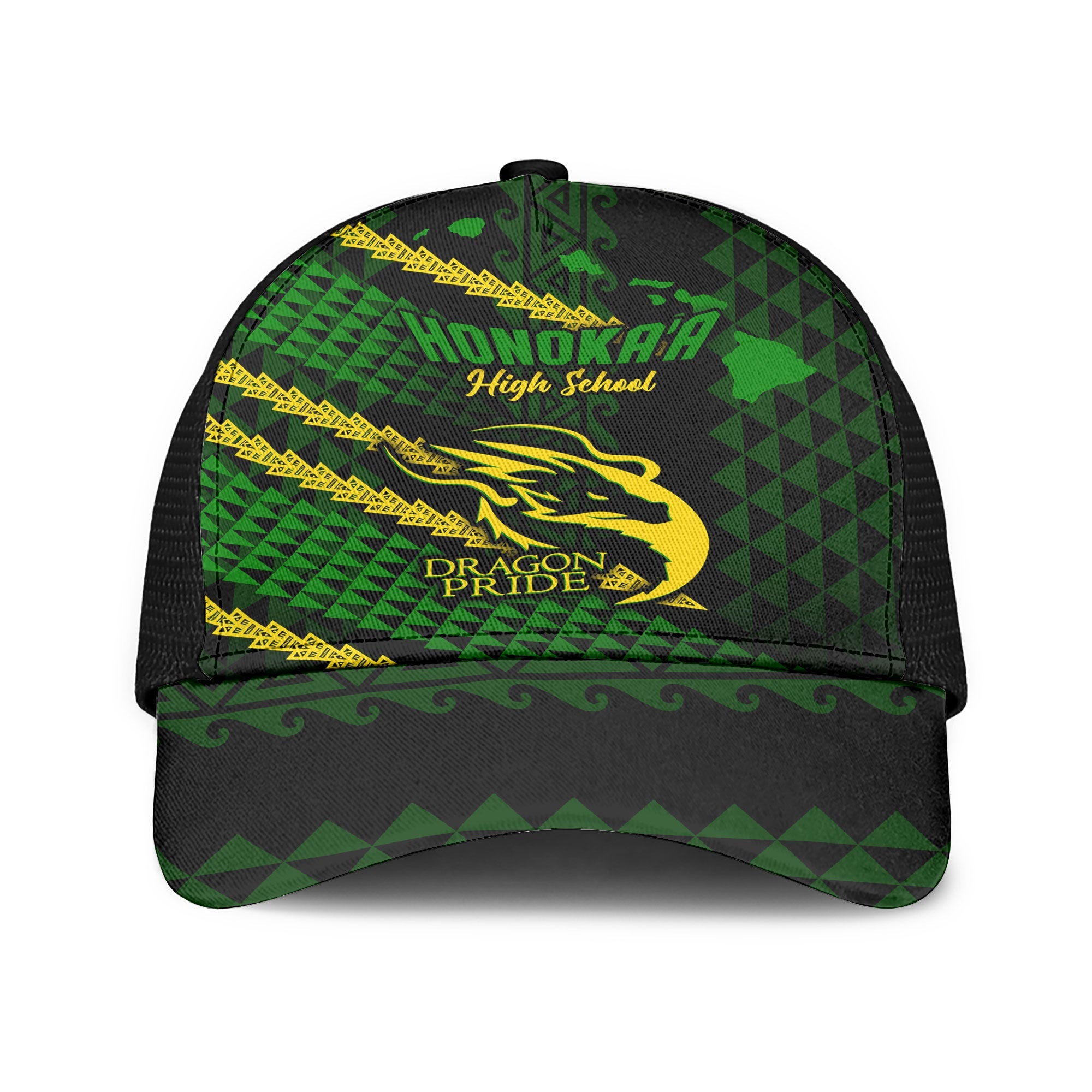 Hawaii Honoka High & Intermediate School Mesh Back Cap Map Style