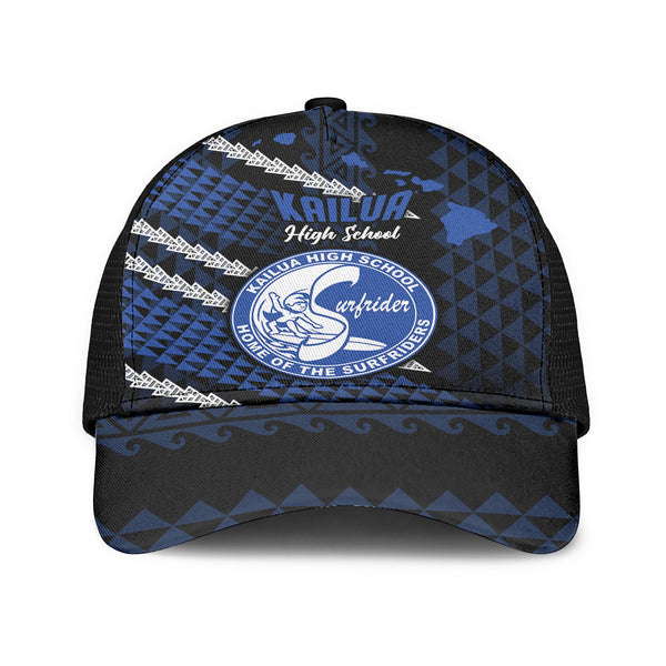 Hawaii Kailua High School Mesh Back Cap Map Style