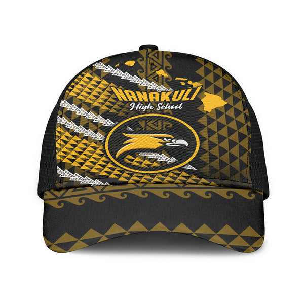 Hawaii Nanakuli High School Mesh Back Cap Map Style