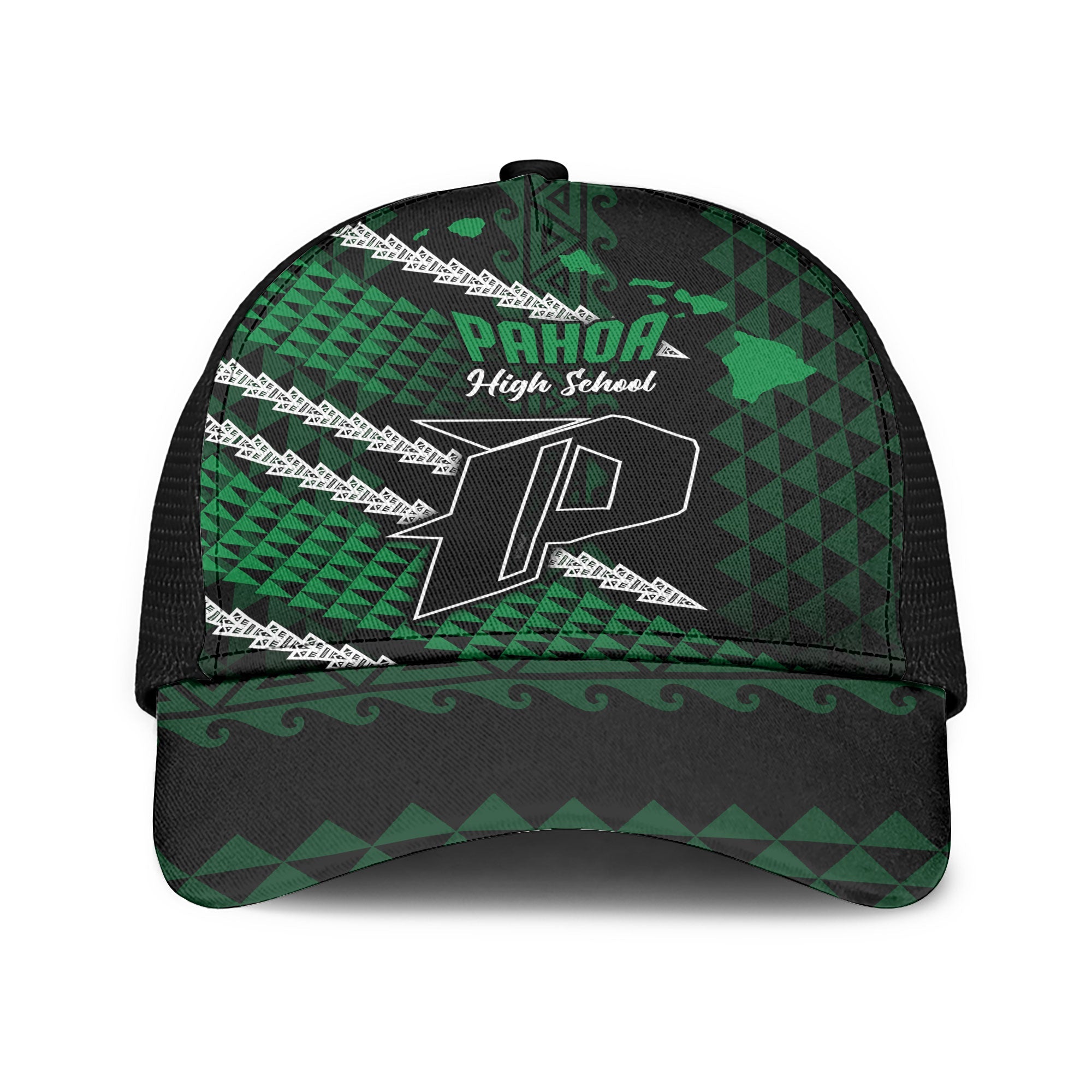 Hawaii Pahoa High & Intermediate School Mesh Back Cap Map Style