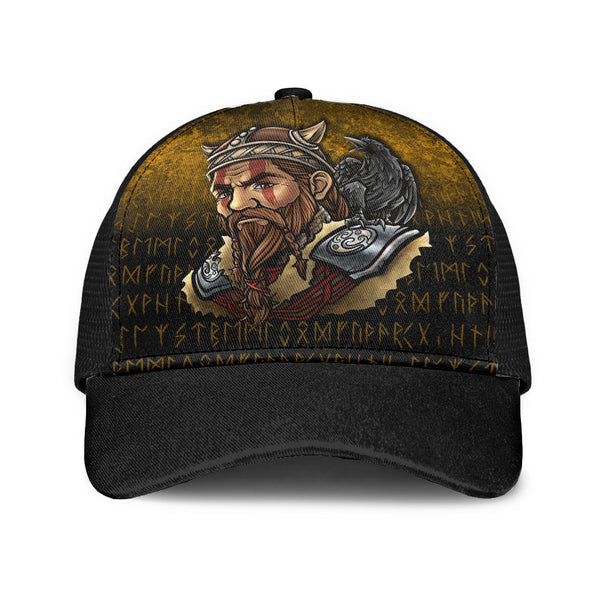 Viking Mesh Back Cap Viking Warrior Odin Valhalla Raven