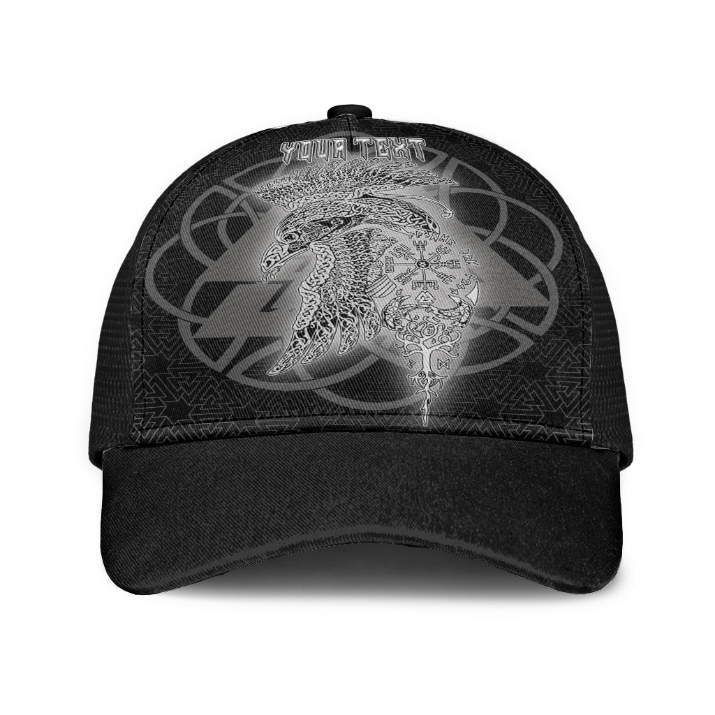 Viking Mesh Back Cap Valknut Raven