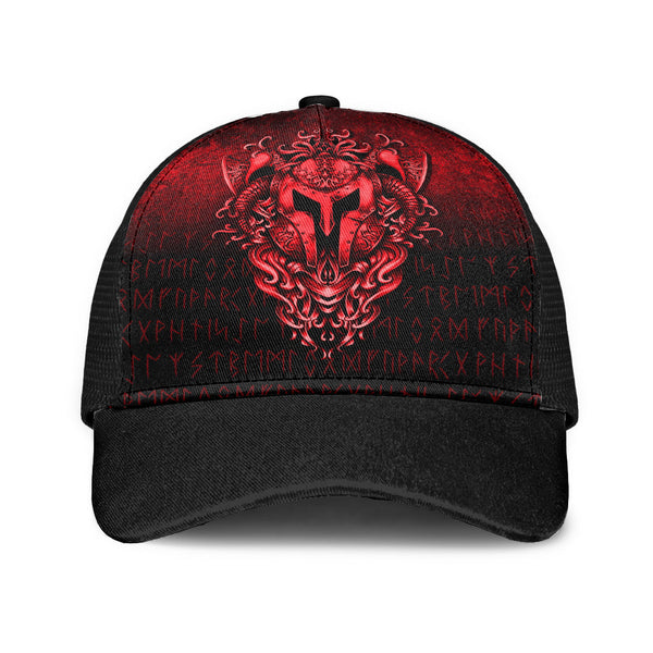 Viking Mesh Back Cap The Armor Of Viking Red Version