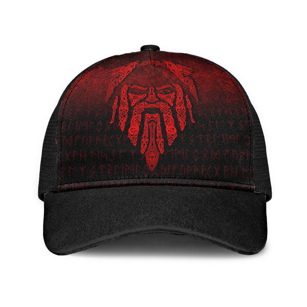 Viking Mesh Back Cap Eye Of Odin Red Version