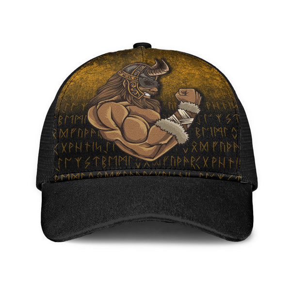 Viking Mesh Back Cap Viking Warrior Muscles Power