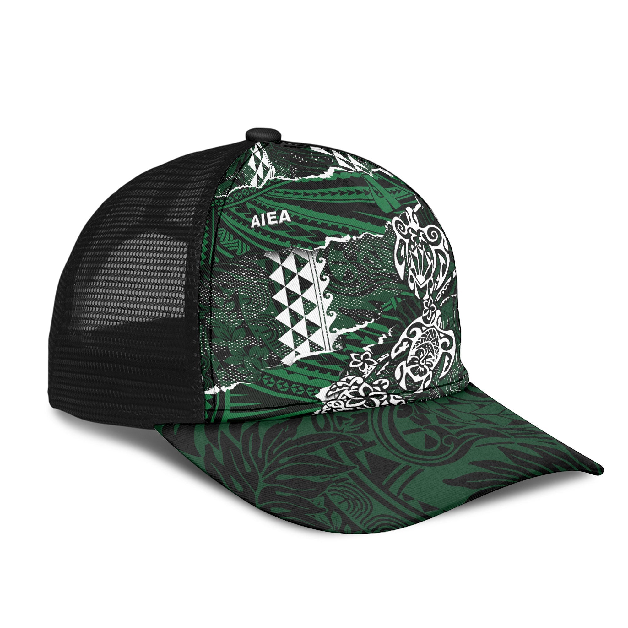 Hawaii Aiea High School Mesh Back Cap Polynesian Turtle Style