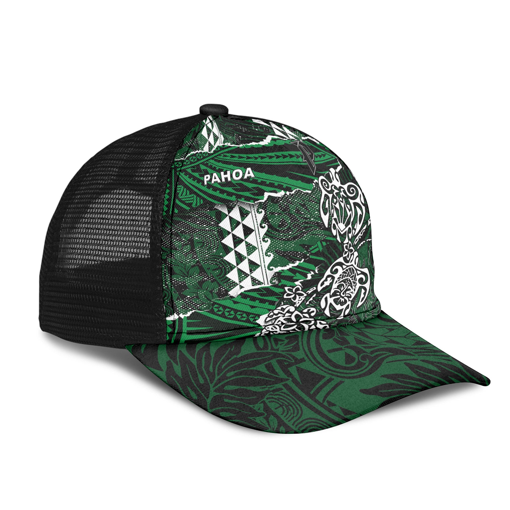 Hawaii Pahoa High & Intermediate School Mesh Back Cap Polynesian Turtle Style