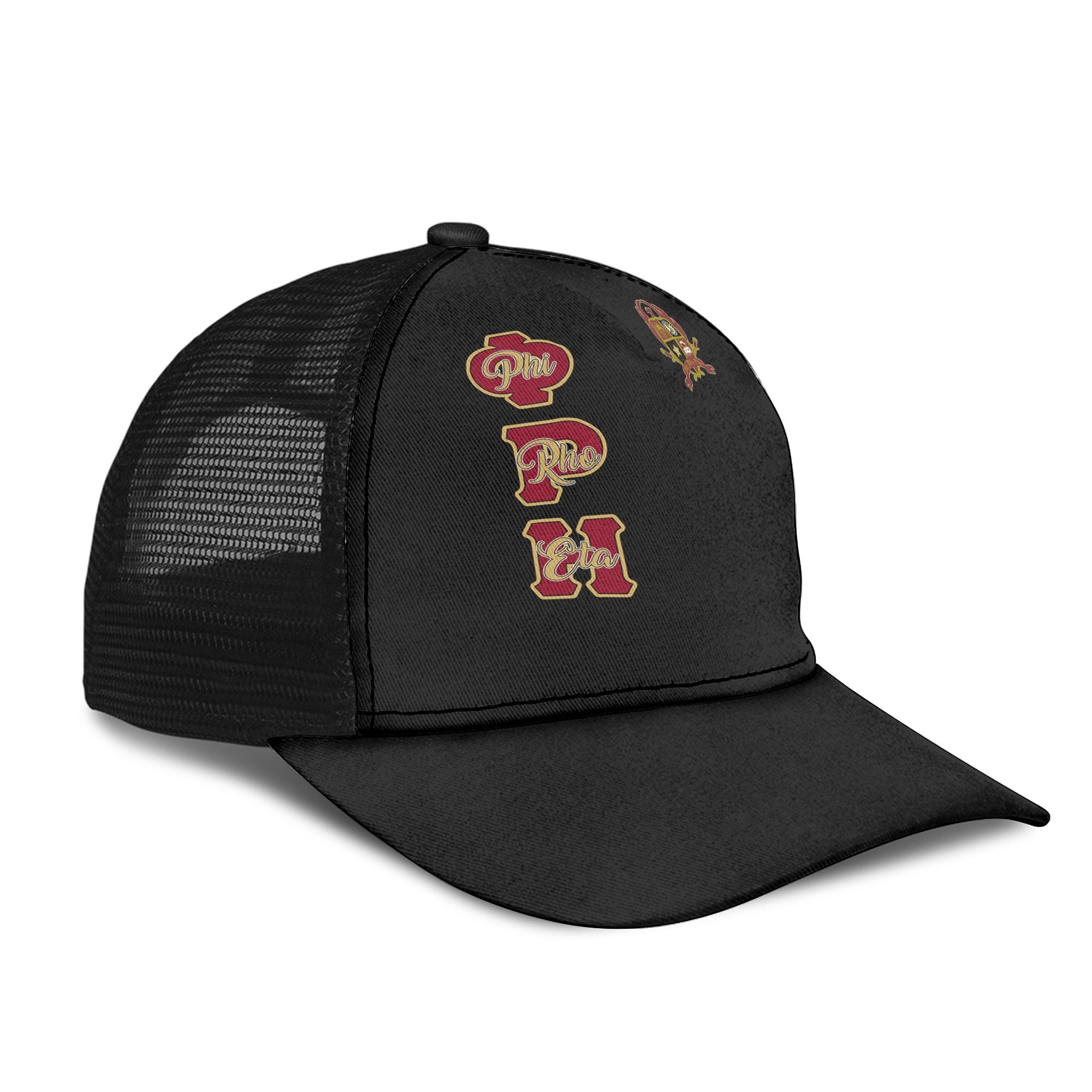 Fraternity Cap - Phi Rho Eta Mesh Back Cap Original Dark Style