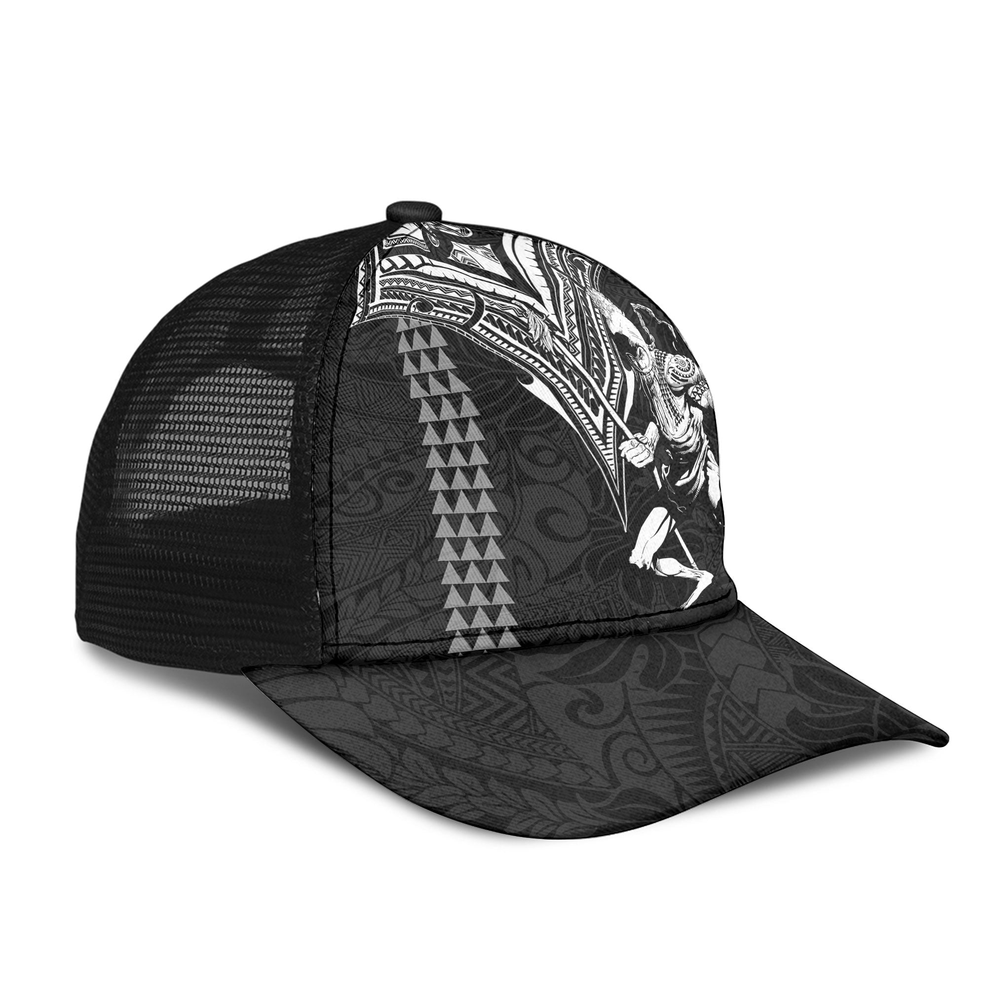 Hawaii Ikaika Warrior Mesh Back Cap Polynesian Tattoo Style