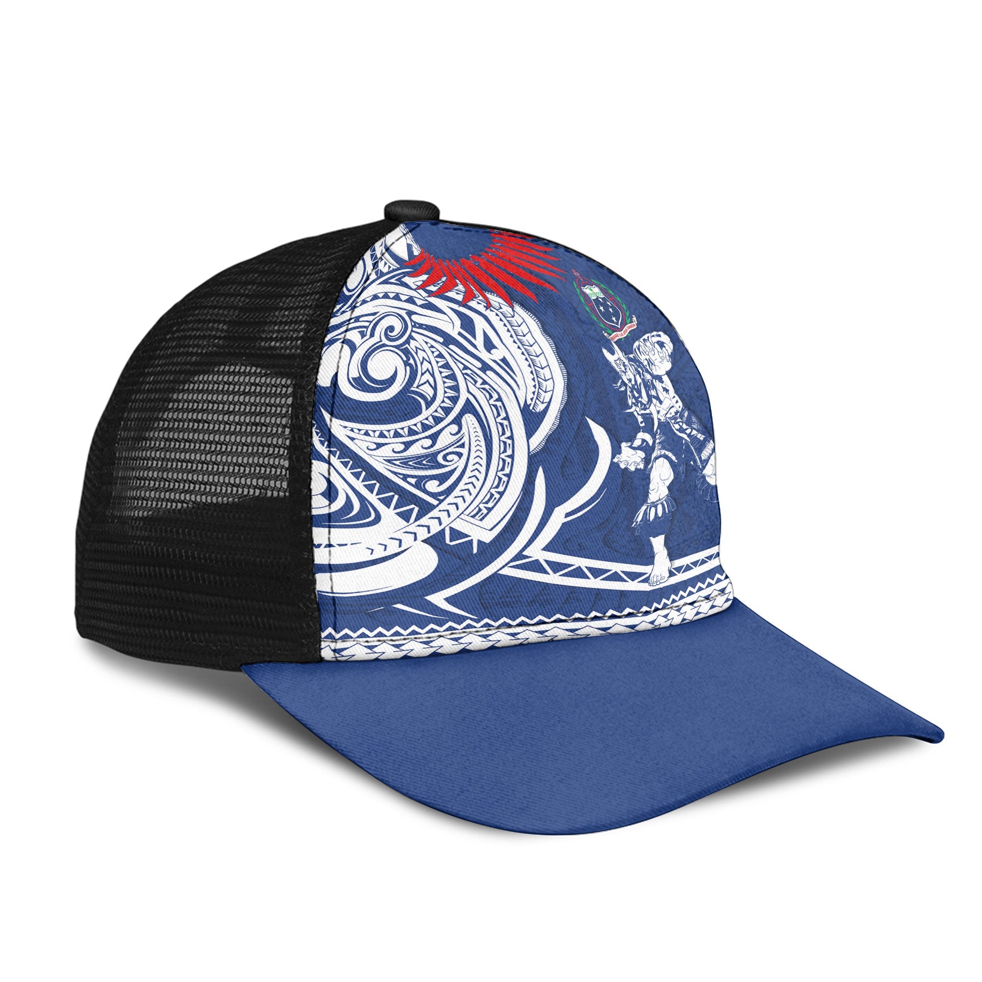 Samoa Mesh Back Cap Warrior Ula Nifo Style