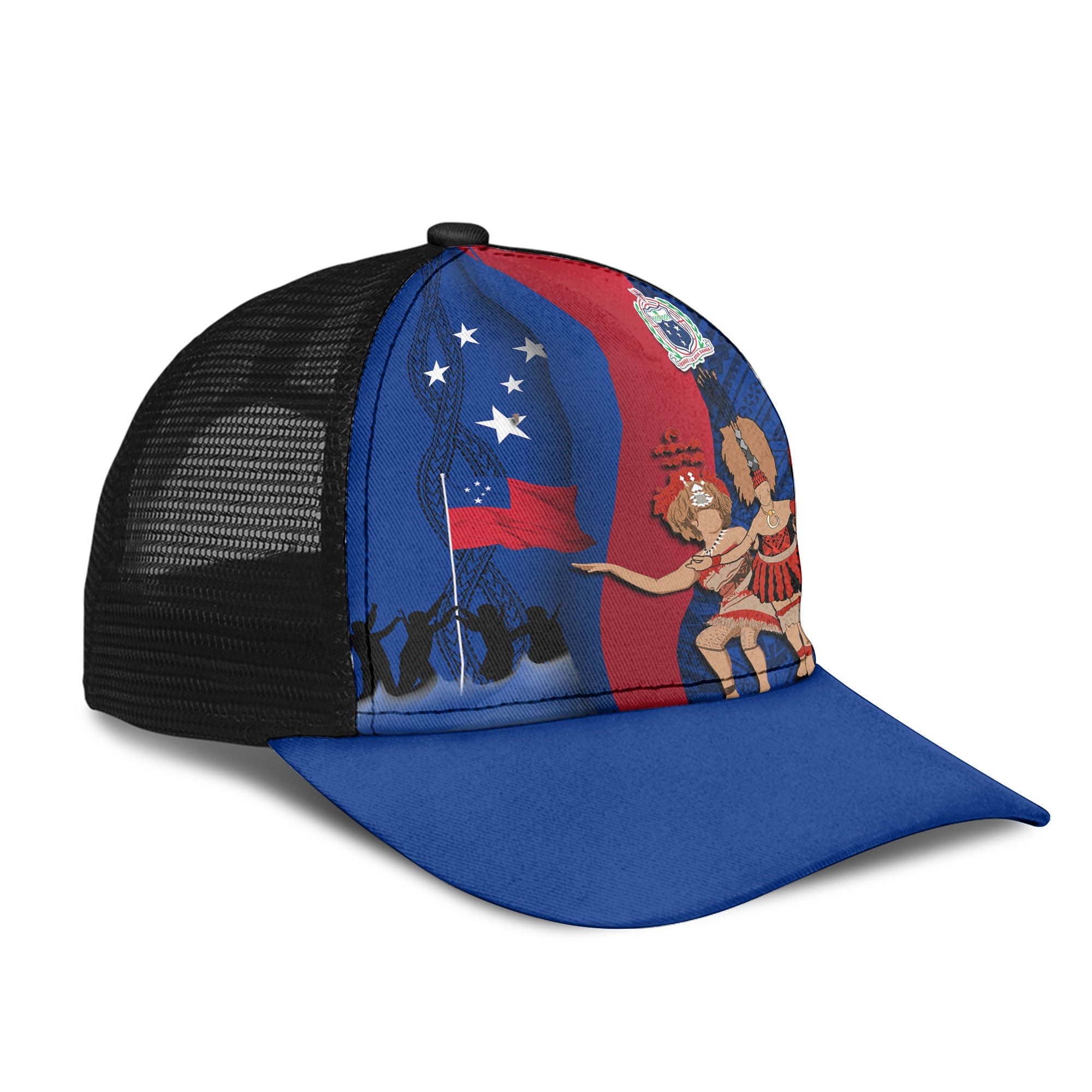 Samoa Independence Day Mesh Back Cap Celebrating Dance Style