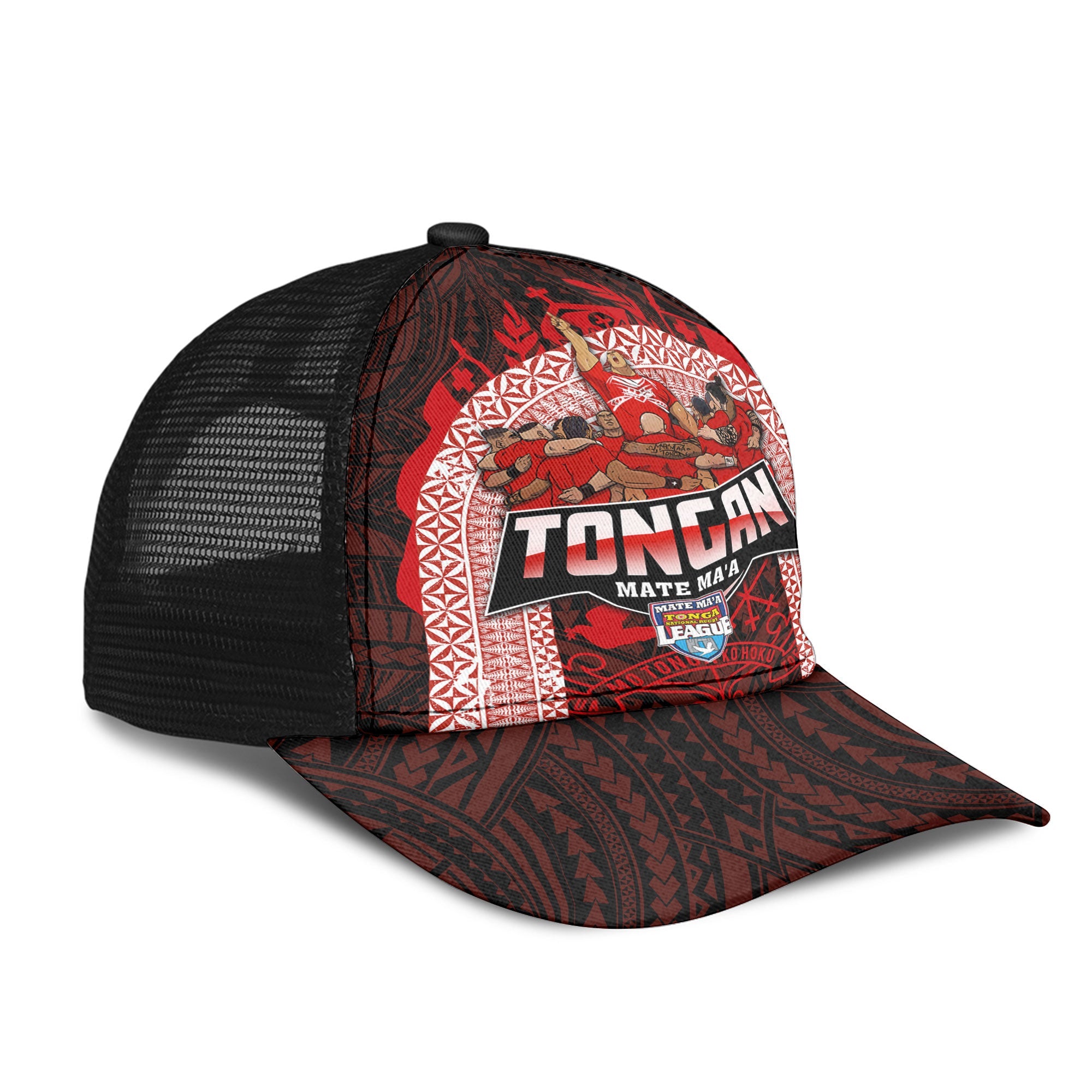 Tonga Mate Ma'a Rugby League Mesh Back Cap