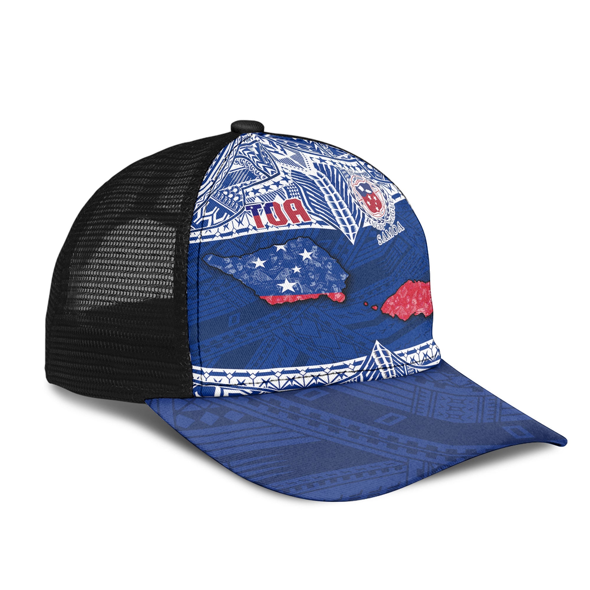 Samoa TOA Rugby Mesh Back Cap Map Style